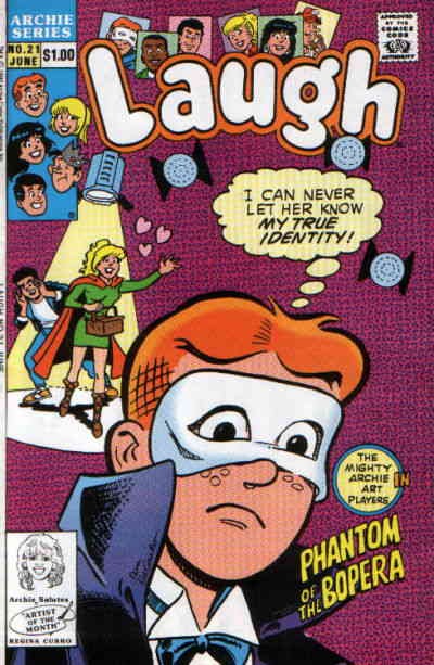 Laugh (Vol. 2) #21 VF/NM; Archie | Phantom of the Opera Cover - w/Bag+Board Laugh (Vol. 2) #21 VF/NM; Archie | Phantom of the Opera Cover - w/Bag+Board