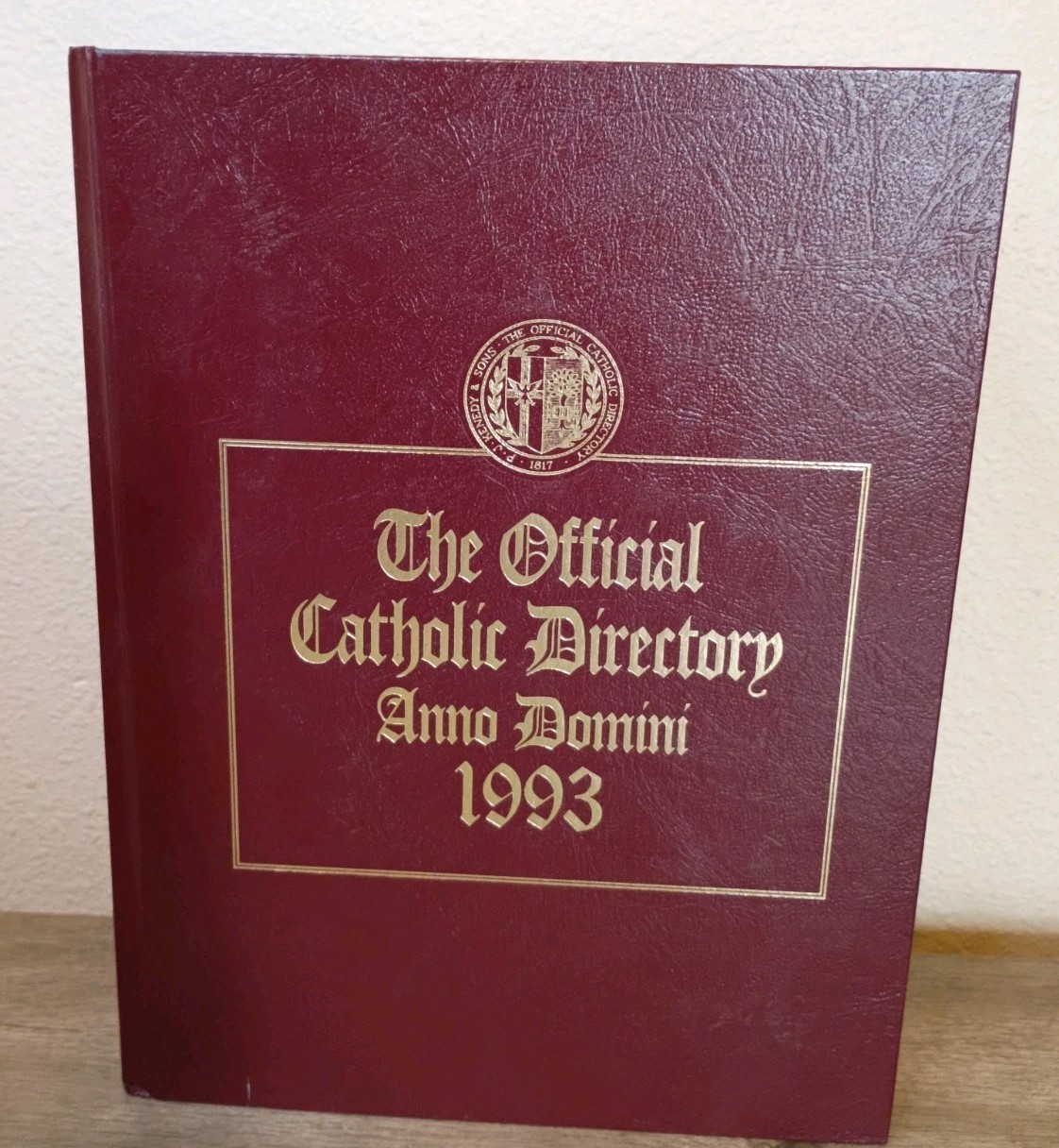 Vtg Official Catholic Directory Anno Domini 1993 Hardcover P.J. Kenedy & Sons EC