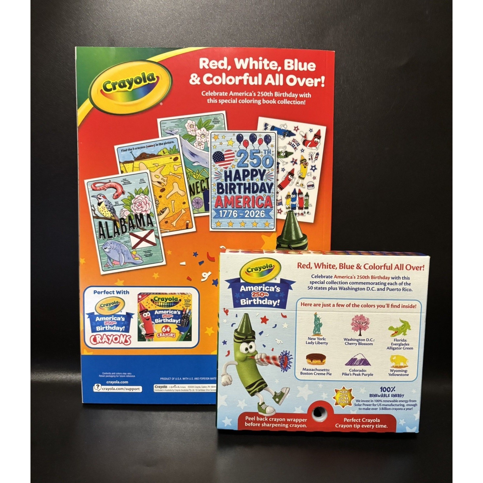 🔥 Crayola Crayons Special Edition 2026 America’s 250th Birthday + Coloring Book
