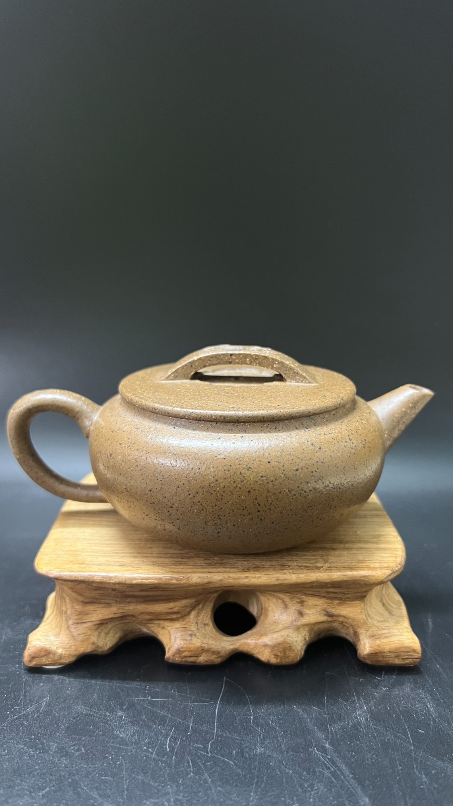 130cc chinese Yixing Handmade Zisha Duan Clay Teapot FuYuan Hu Tea Pot