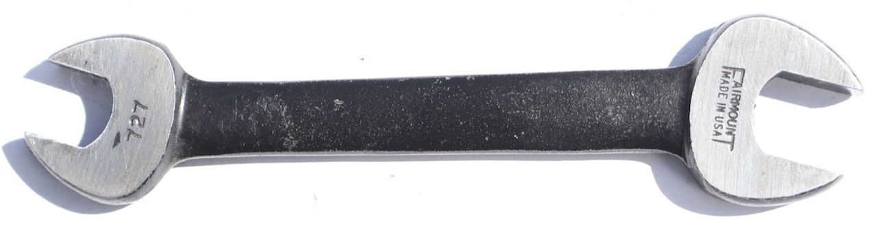 Fairmount USA) No. 727 5/8 - 9/16 Double Open End Wrench / NOS - Mt Top Tools