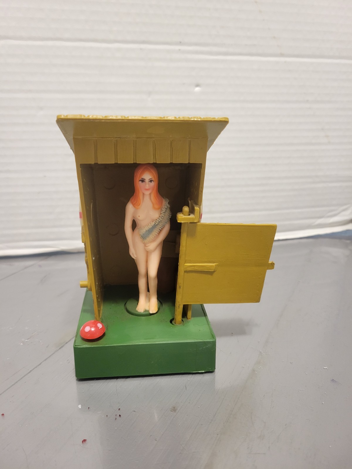 Vintage Ladies Only Bath House Toilet Outhouse Woman Squirt Water Novelty Nude 