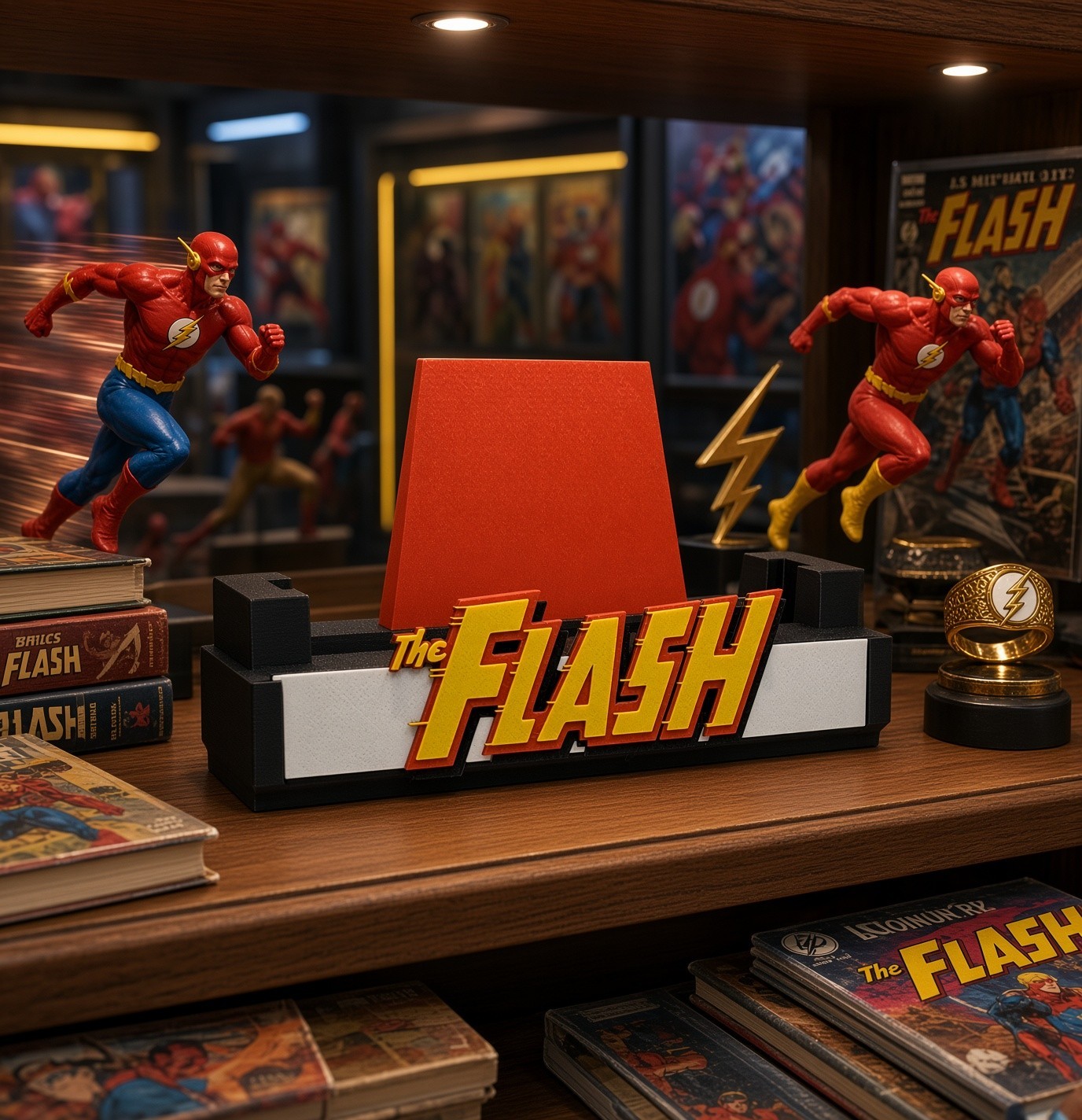 The Flash Comic Book Display Stand for Graded CGC, CBCS, and Non-Graded Comics