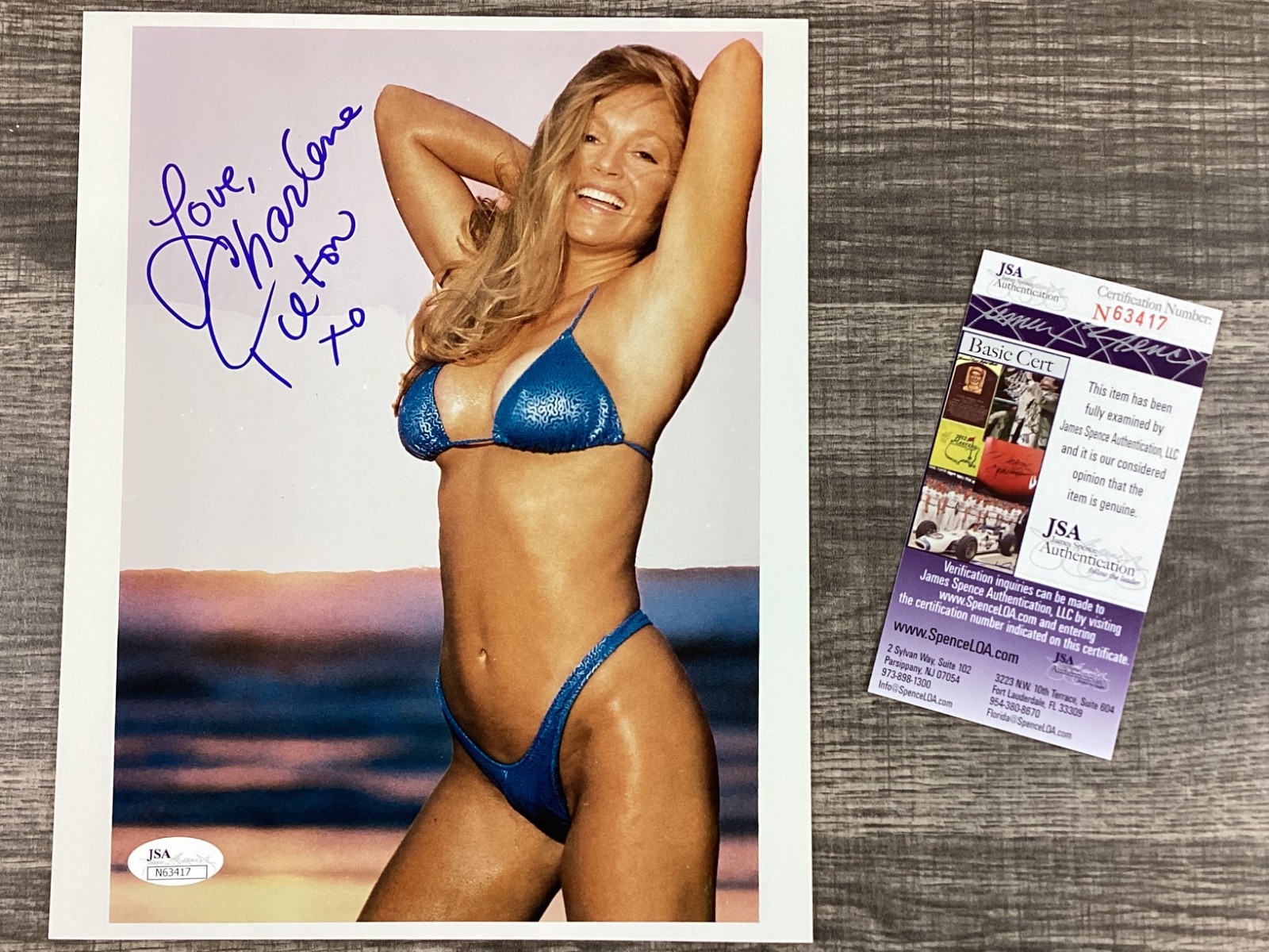 (SSG) Hot CHARLENE TILTON Signed 8X10 Photo 