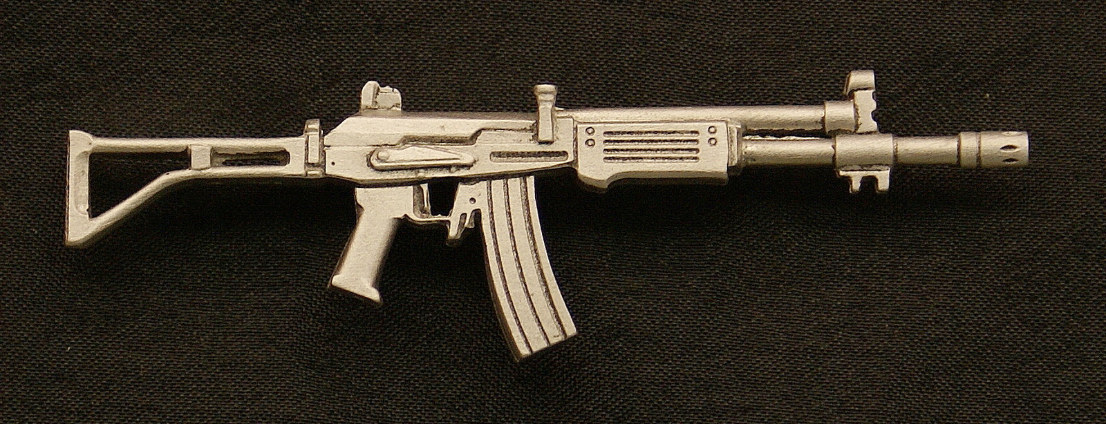 Empire Pewter Galil Pewter Gun Pin Empire Pewter Galil Pewter Gun Pin
