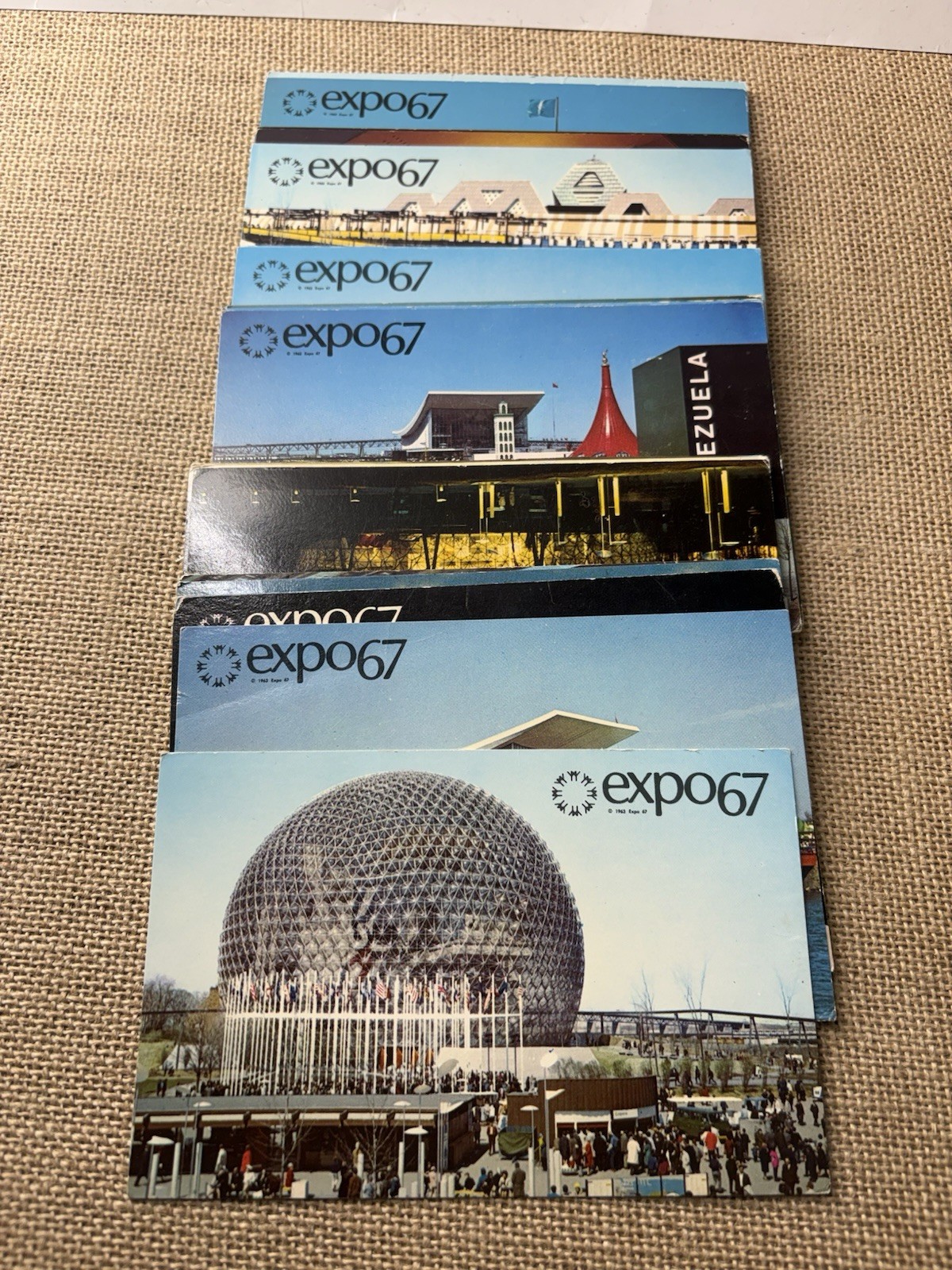 VTG Montreal EXPO 67 World’s Fair Lot Of 34 Postcards ***READ DESCRIPTION