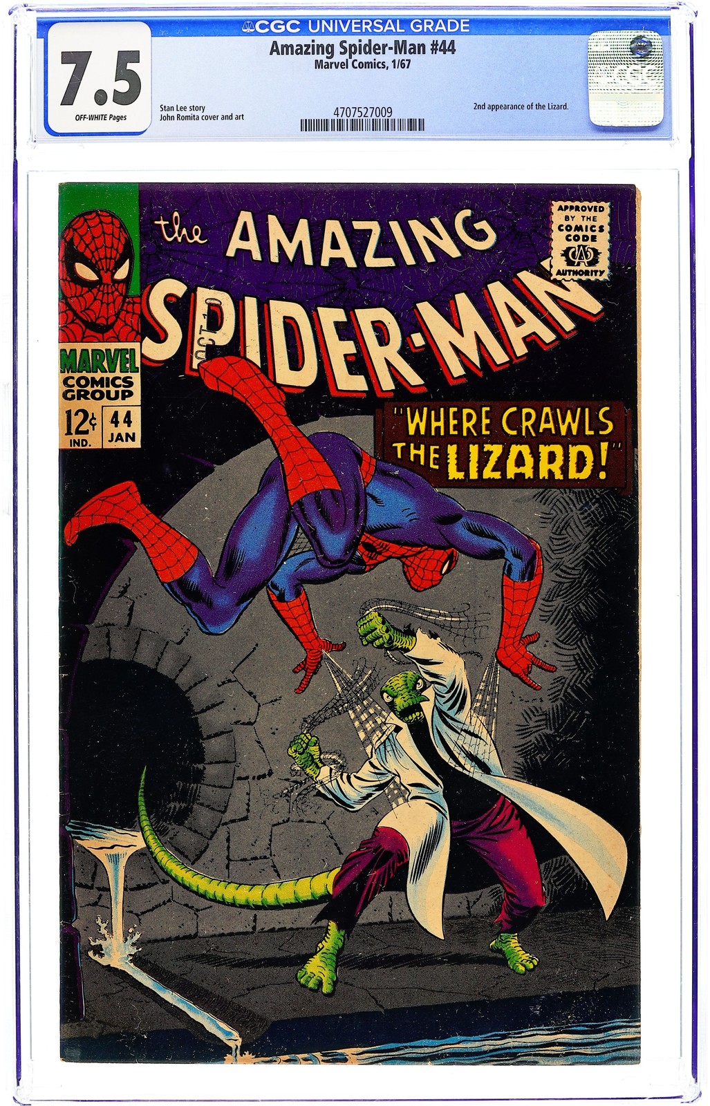 Amazing Spider-Man #44 CGC 7.5 1967 4707527009