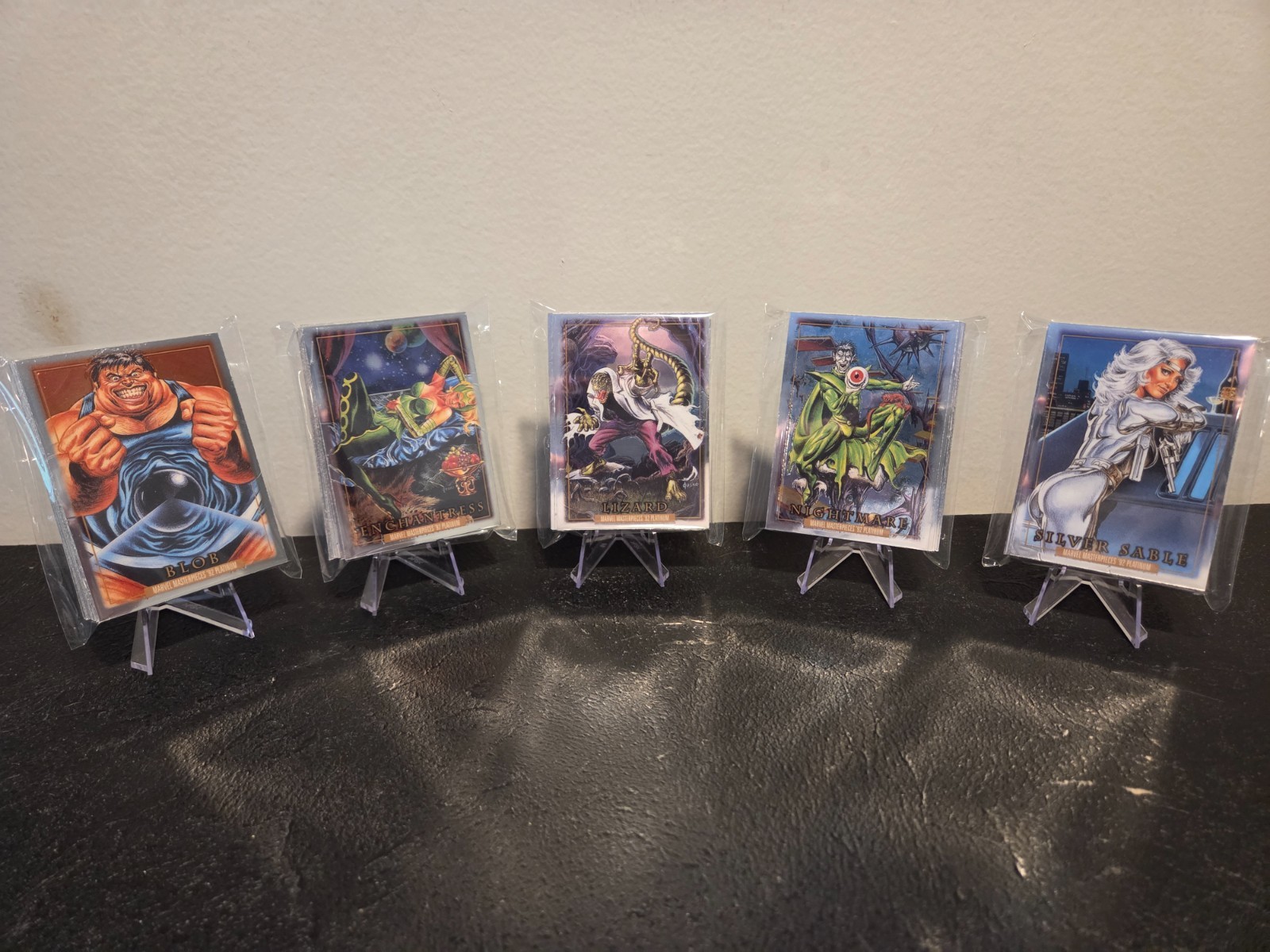Choose Your Set: 2024 Marvel Masterpieces ‘92 Platinum Base Set + 2 Error Cards Choose Your Set: 2024 Marvel Masterpieces ‘92 Platinum Base Set + 2 Error Cards