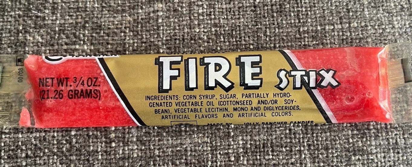 Vintage JOLLY RANCHER FIRE STIX  Unopened  NOS  RARE