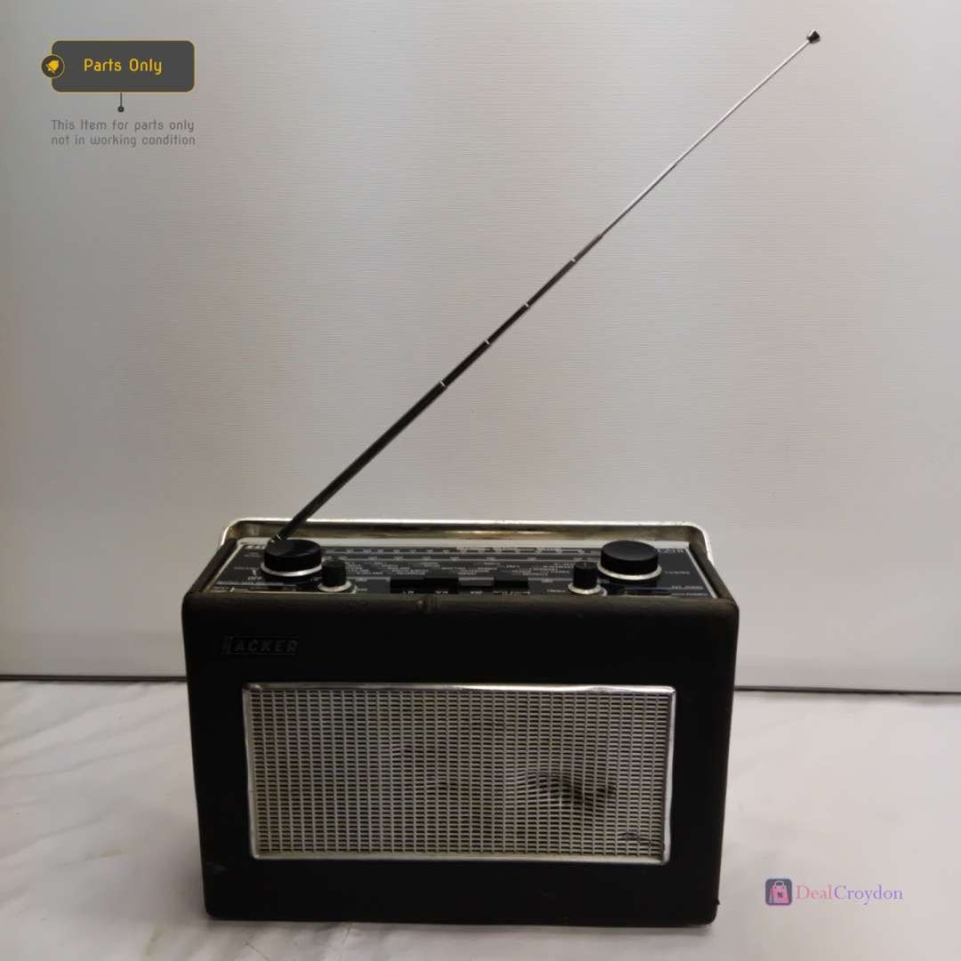 HACKER SOVEREIGN II RP25 TRANSISTOR RADIO VINTAGE SPARE & REPAIR