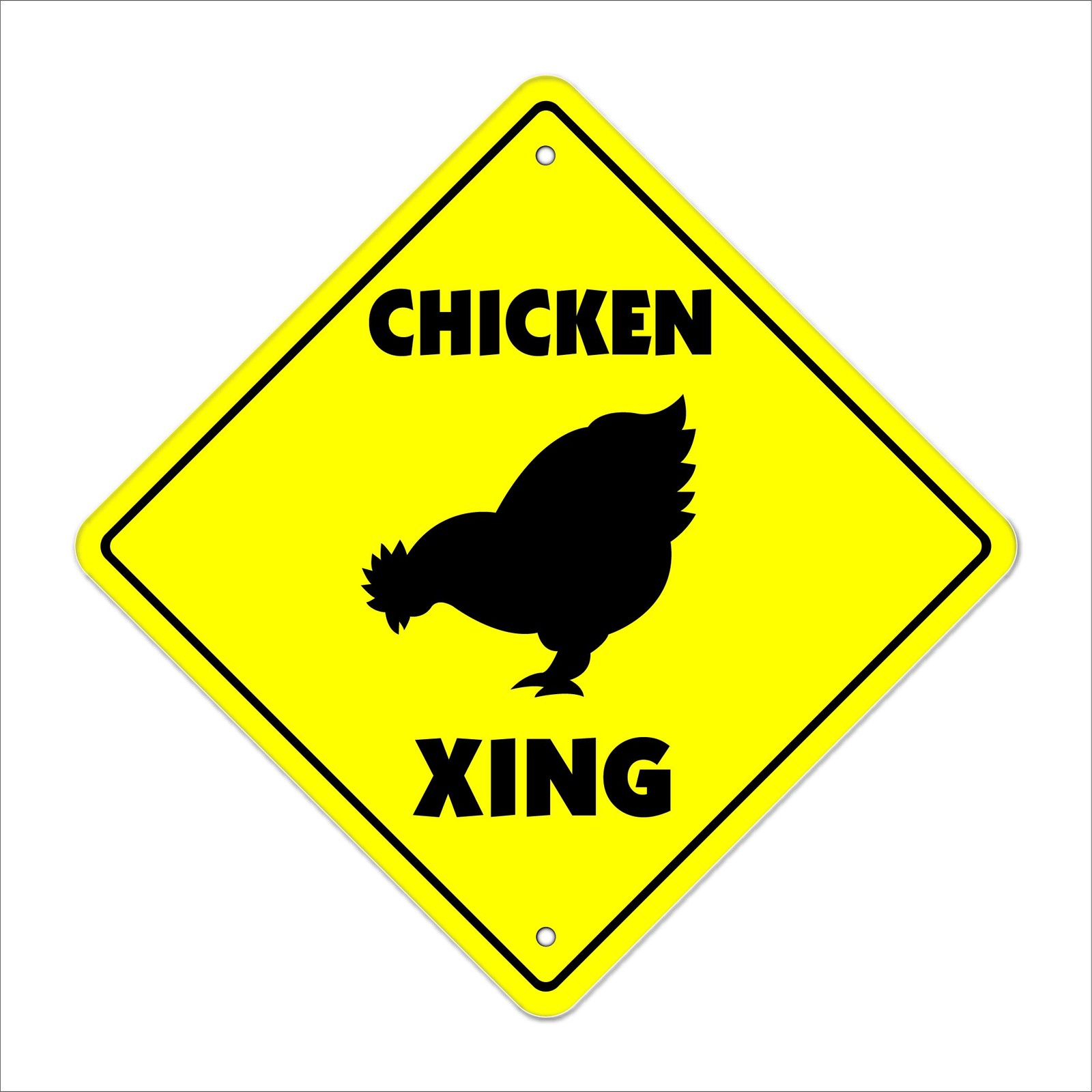 SignMission Chicken Crossing Sign Zone Xing Indoor/Outdoor 20