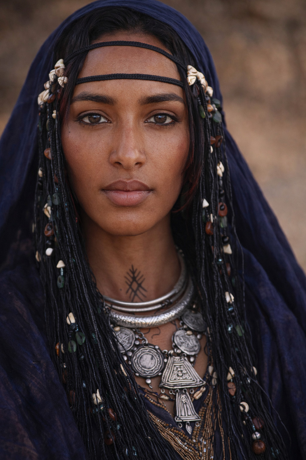 Vintage Tuareg Head Piece, North African Museum Quality 1960\'s head dress