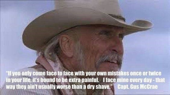 Lonesome Dove Gus Quote refrigerator magnet  3
