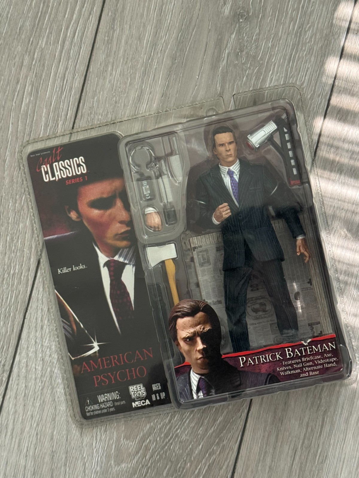 Neca Cult Classics Series 1 Patrick Bateman American Psycho Figure Sealed 2005 Neca Cult Classics Series 1 Patrick Bateman American Psycho Figure Sealed 2005