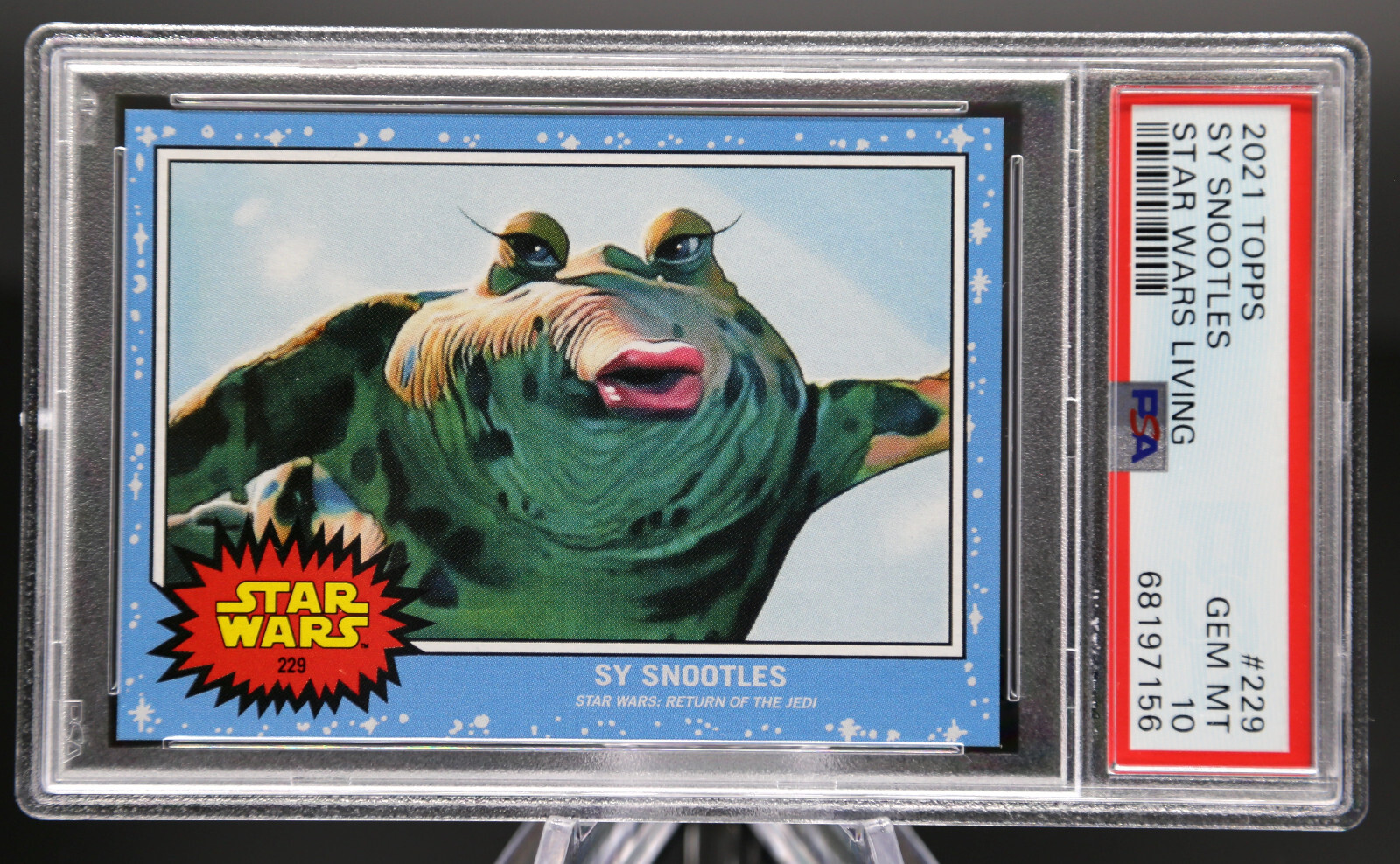 2021 Topps Star Wars Living SY SNOOTLES #229 PR /1,299 PSA 10 Gem Mint 💎