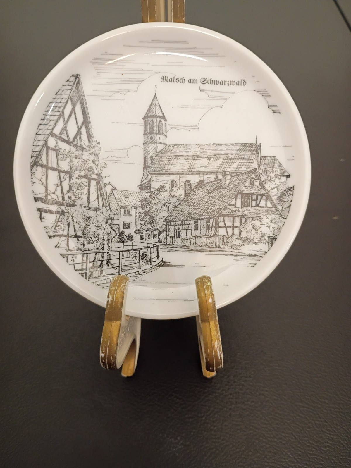 🔥 Burgwindheim, Ofr. German Vintage Souvenir Porcelain Trinket Dish🔥 🔥 Burgwindheim, Ofr. German Vintage Souvenir Porcelain Trinket Dish🔥