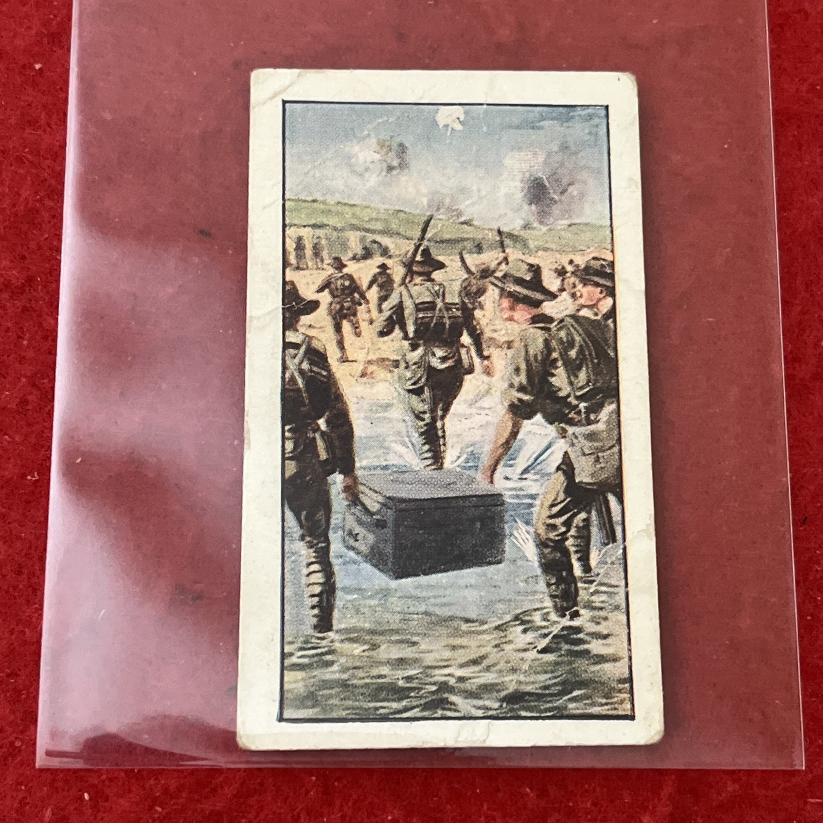 1915 Wills “War Incidents” AUSTRALIANS IN THE DARDANELLES Tobacco Card #28  G-VG