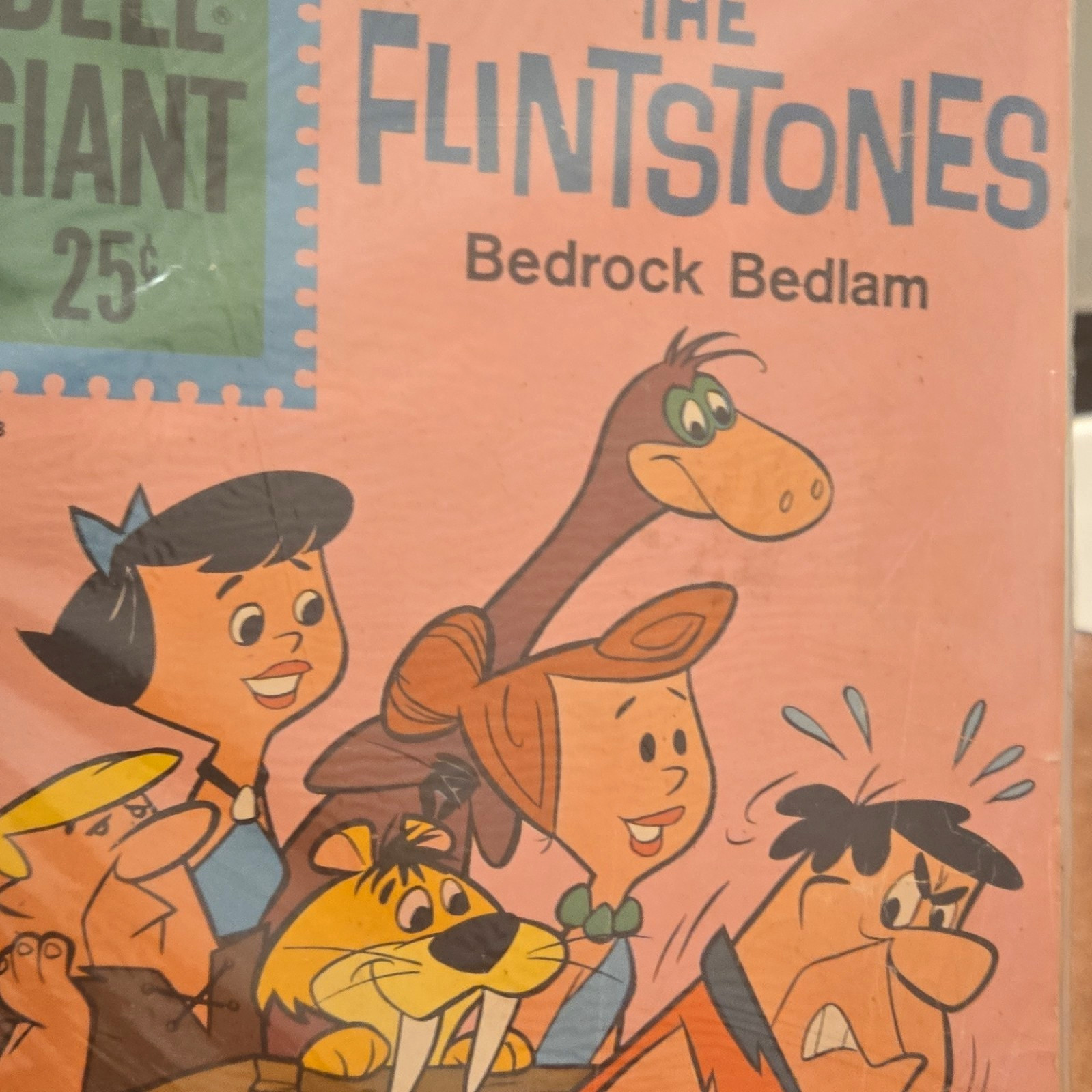 The Flintstones 1st Comic  Bedrock Bedlam Comic Book Color Fred Flintstone Dino