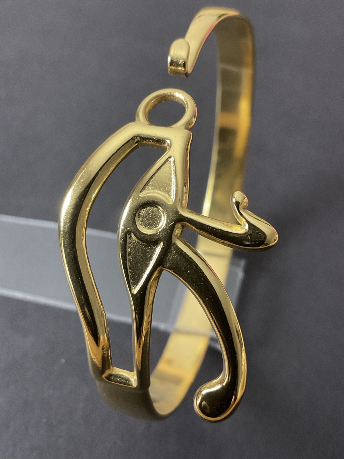 Eye of Horus bracelet Pharaonic bracelet Egyptian bracelet Gold plated copper