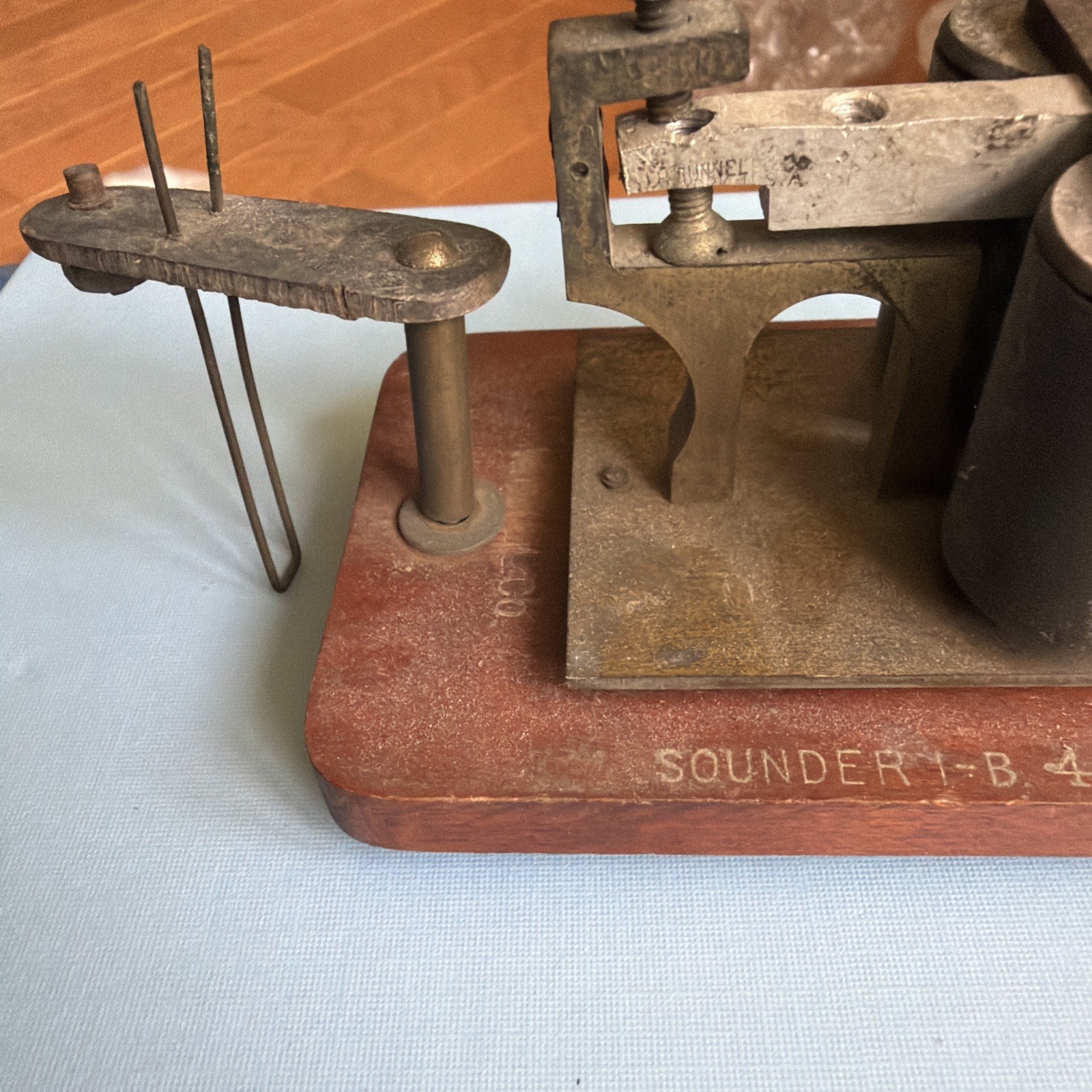 Antique Western Union Telegraph Sounder 1-B 400 Ohms Morse Code Vintage Railroad