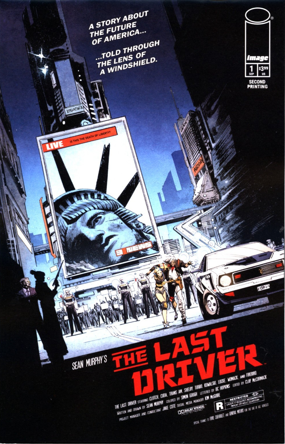 The Last Driver #1: 2nd Printing Sean Murphy Escape from New York Homage