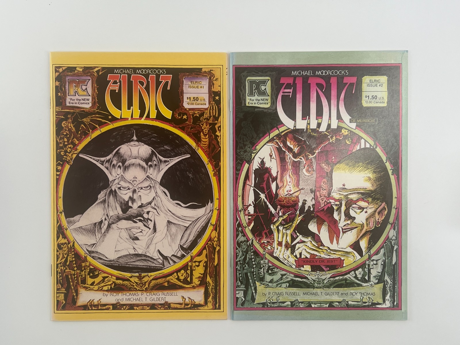 Michael Moorcock\'s Elric #1-2 Pacific 1983 Roy Thomas P Craig Russell High Grade