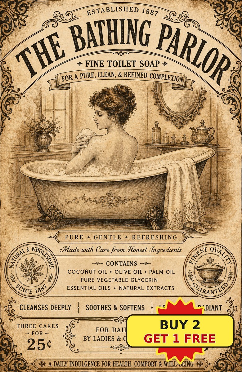 Vintage Pears Soap Label Clean Bathroom Retro Advertising Metal Tin Sign Decor