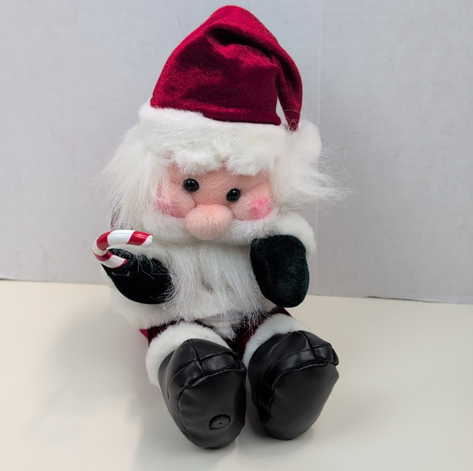 Gemmy Animated Laughing Santa Plush Christmas Decor Candy Cane Motion Figure Gemmy Animated Laughing Santa Plush Christmas Decor Candy Cane Motion Figure