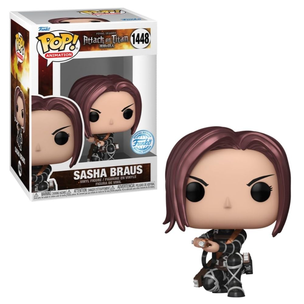 Funko POP Attack on Titan Sasha Braus #1448 [Metallic] Chalice Collectibles