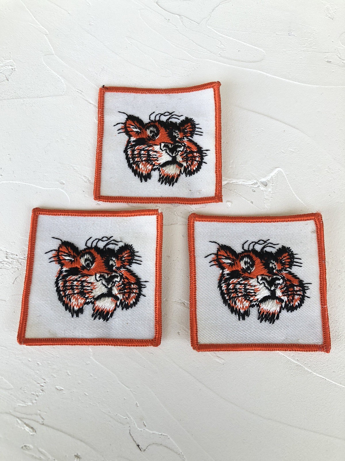 Esso Tiger Uniform Patch Vintage Canvas 3” Oil Gas Station Gasoline
