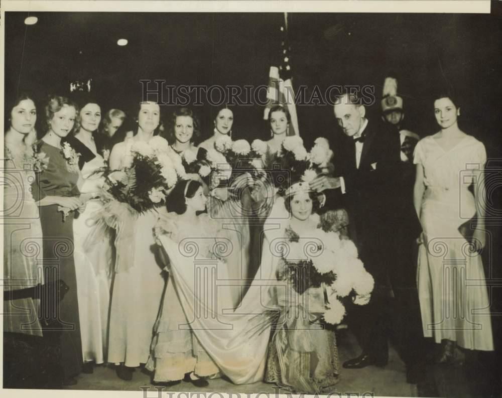 1932 Press Photo Maxine Shelton crowned Queen at Oklahoma's Silver Jubilee, OK