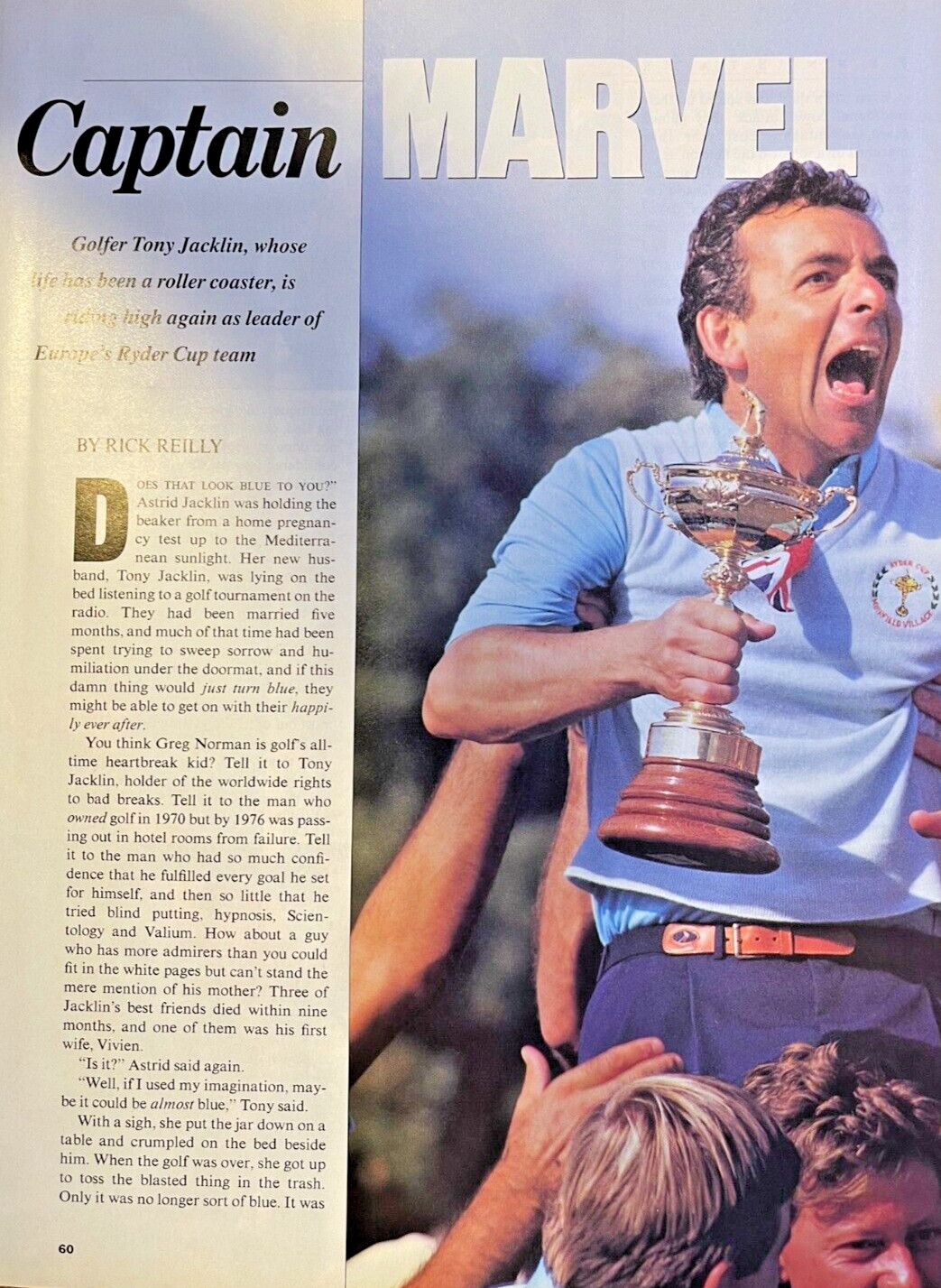 1989 Golfer Tony Jacklin