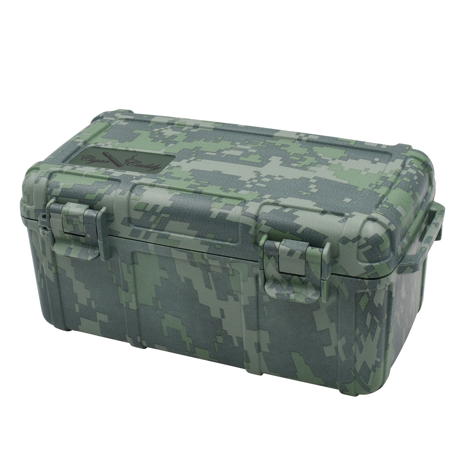 Cigar Caddy Camo 15 Cigar Waterproof Travel Humidor, Digital Camouflage Cigar Caddy Camo 15 Cigar Waterproof Travel Humidor, Digital Camouflage