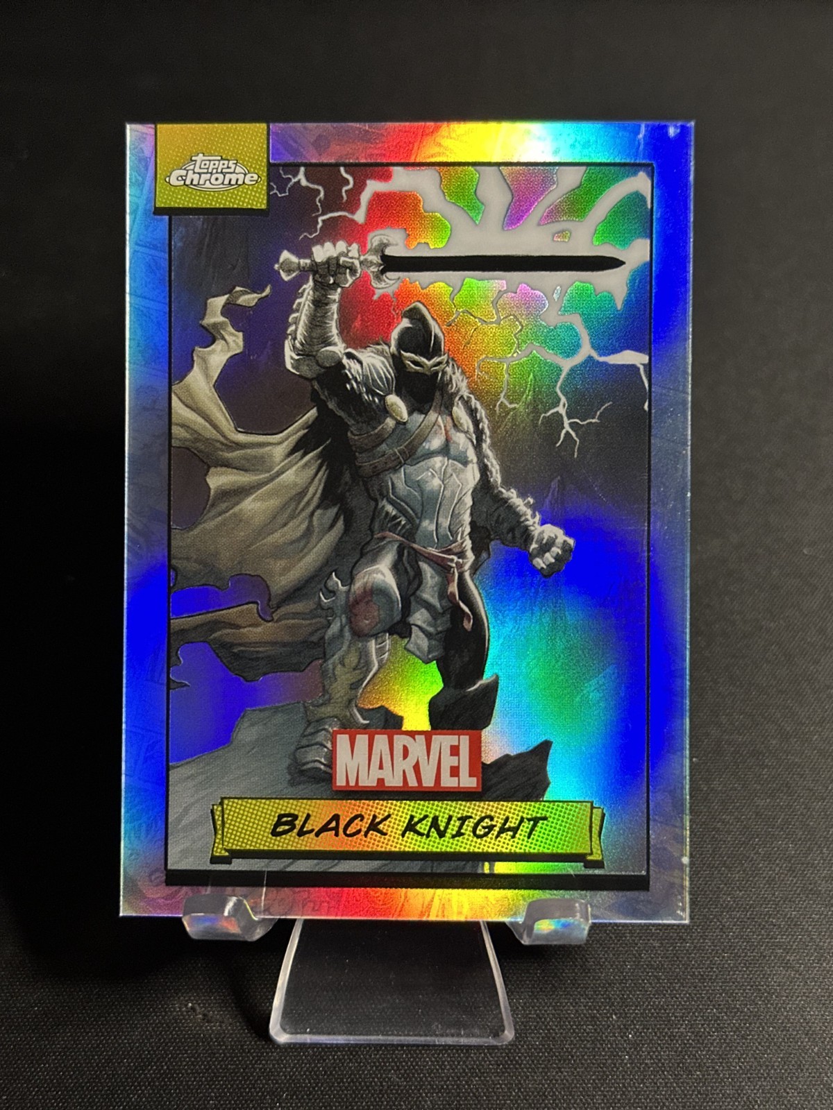 2024 Topps Chrome Marvel Refractor Black Knight #105 2024 Topps Chrome Marvel Refractor Black Knight #105