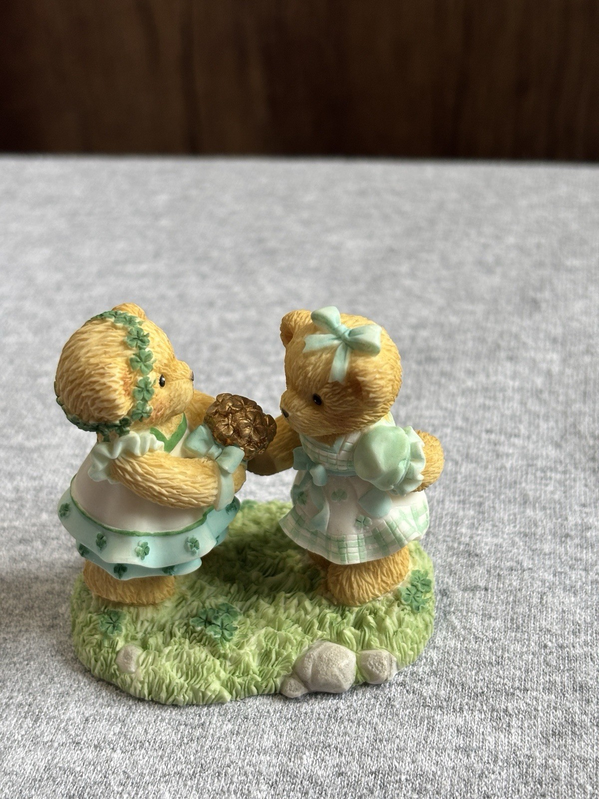 Cherished Teddies 117739 Luck O’ The Teddies  The Hamilton Collection Mini RARE