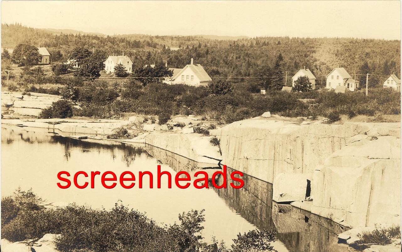 C1910 RPPC PHOTO Vinalhaven Maine 