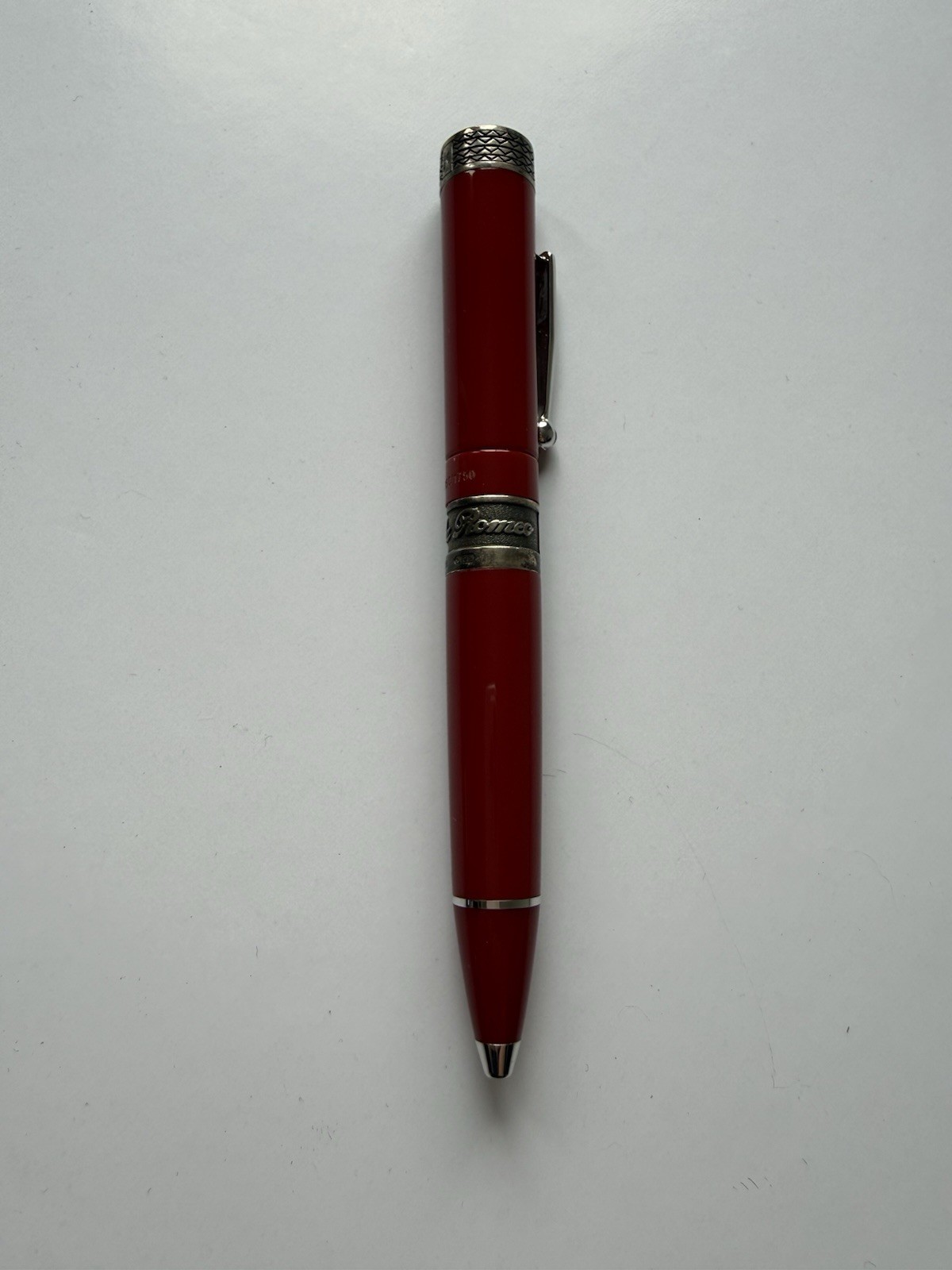 Delta alfa romeo gran sport ballpoint pen 925 sterling silver trim