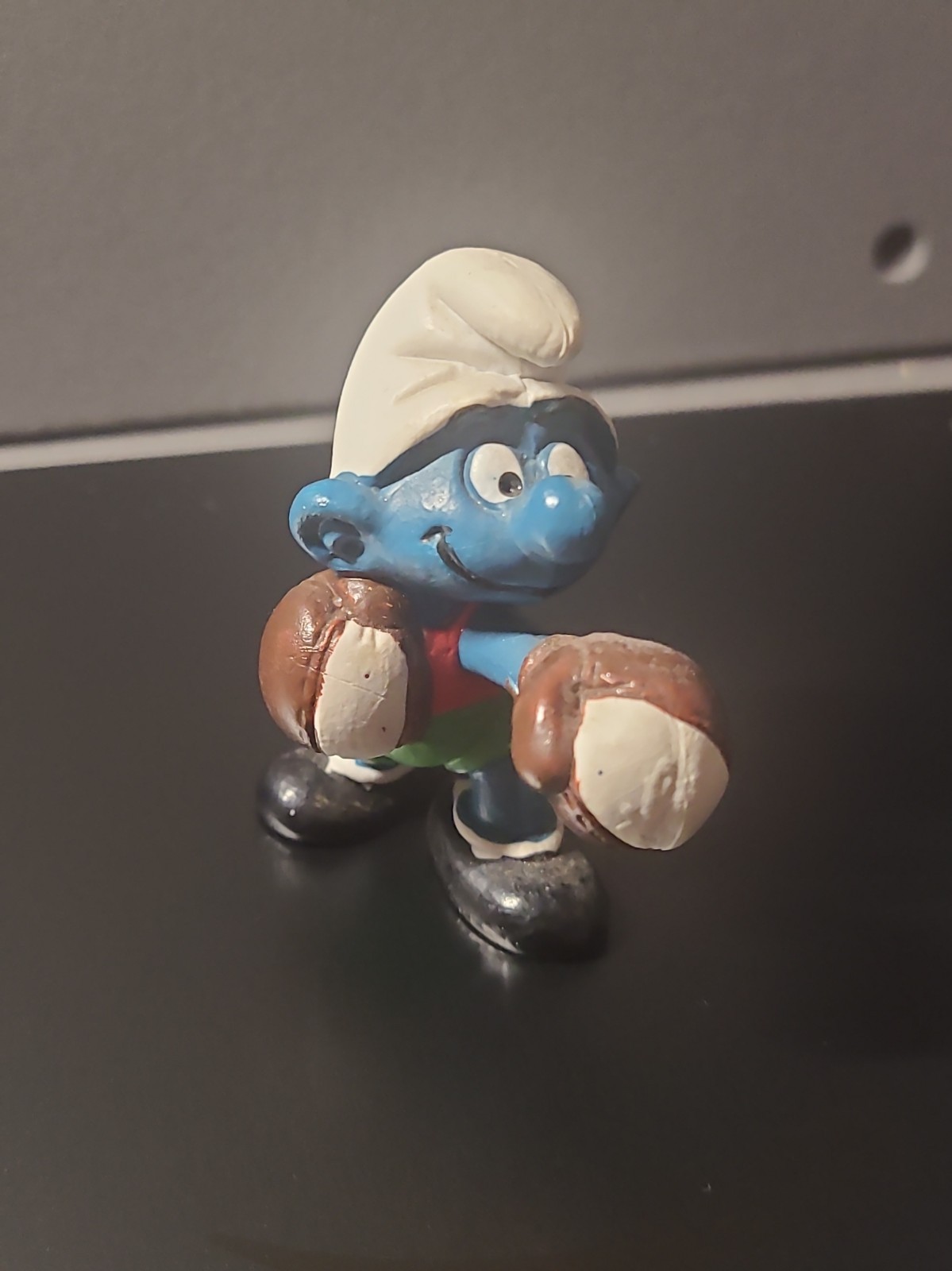 Smurfs Vintage Super Boxer Smurf PVC Figure Toy Smurfs Vintage Super Boxer Smurf PVC Figure Toy
