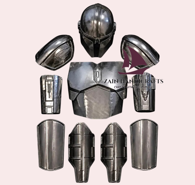 ZAIN Mandolorian Armor Handmade Beskar Steel Wearable Cosplay Costume starwar