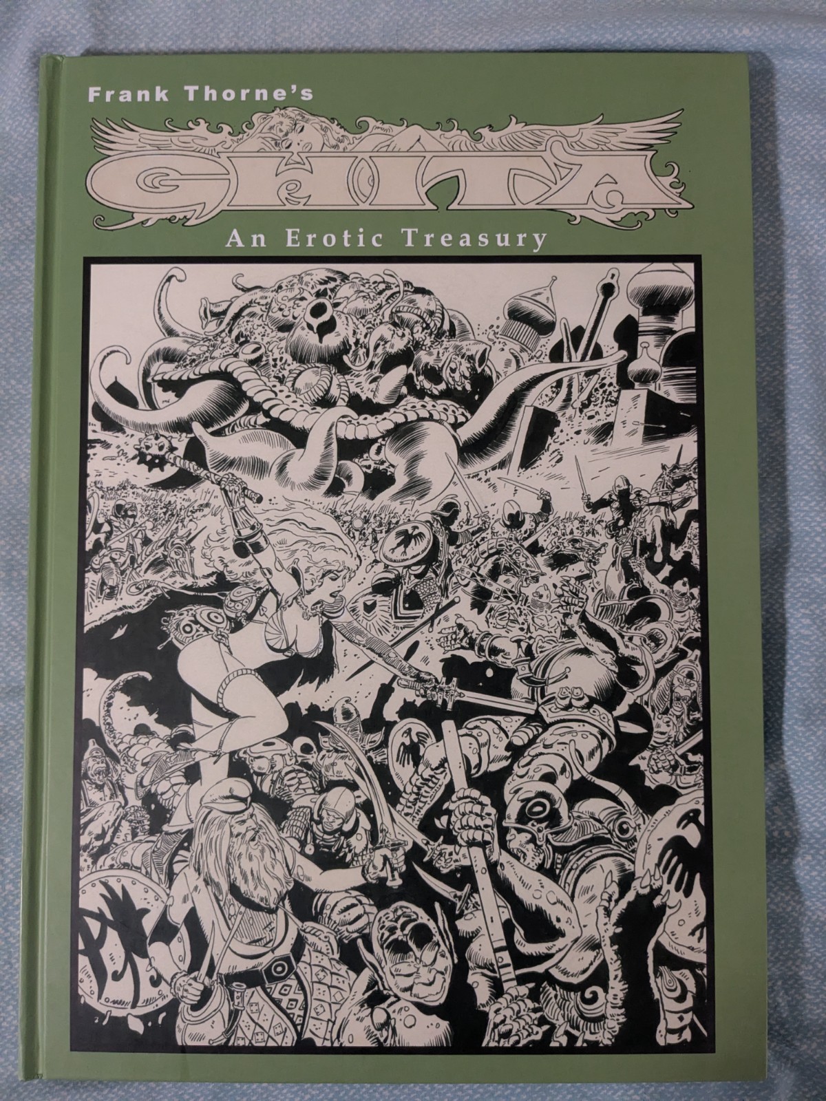 Frank Thorne\'s Ghita An Erotic Treasury Artist Edition  Vol 2  like red sonja