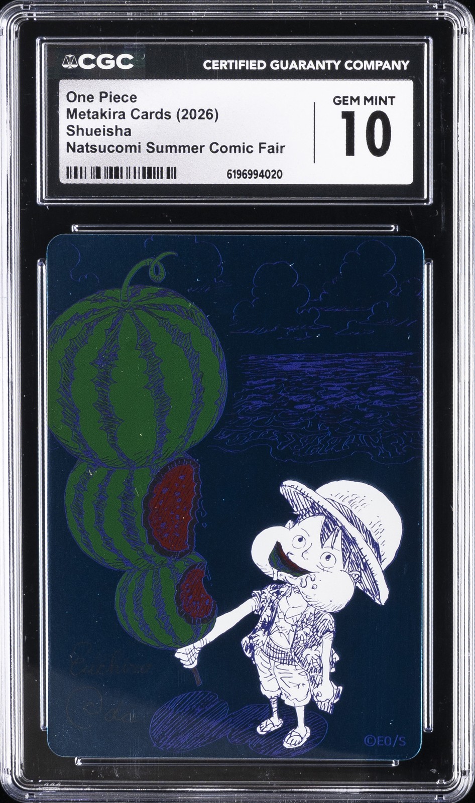 2026 ONE PIECE METAKIRA CARDS SHUEISHA CGC 10 GEM MINT