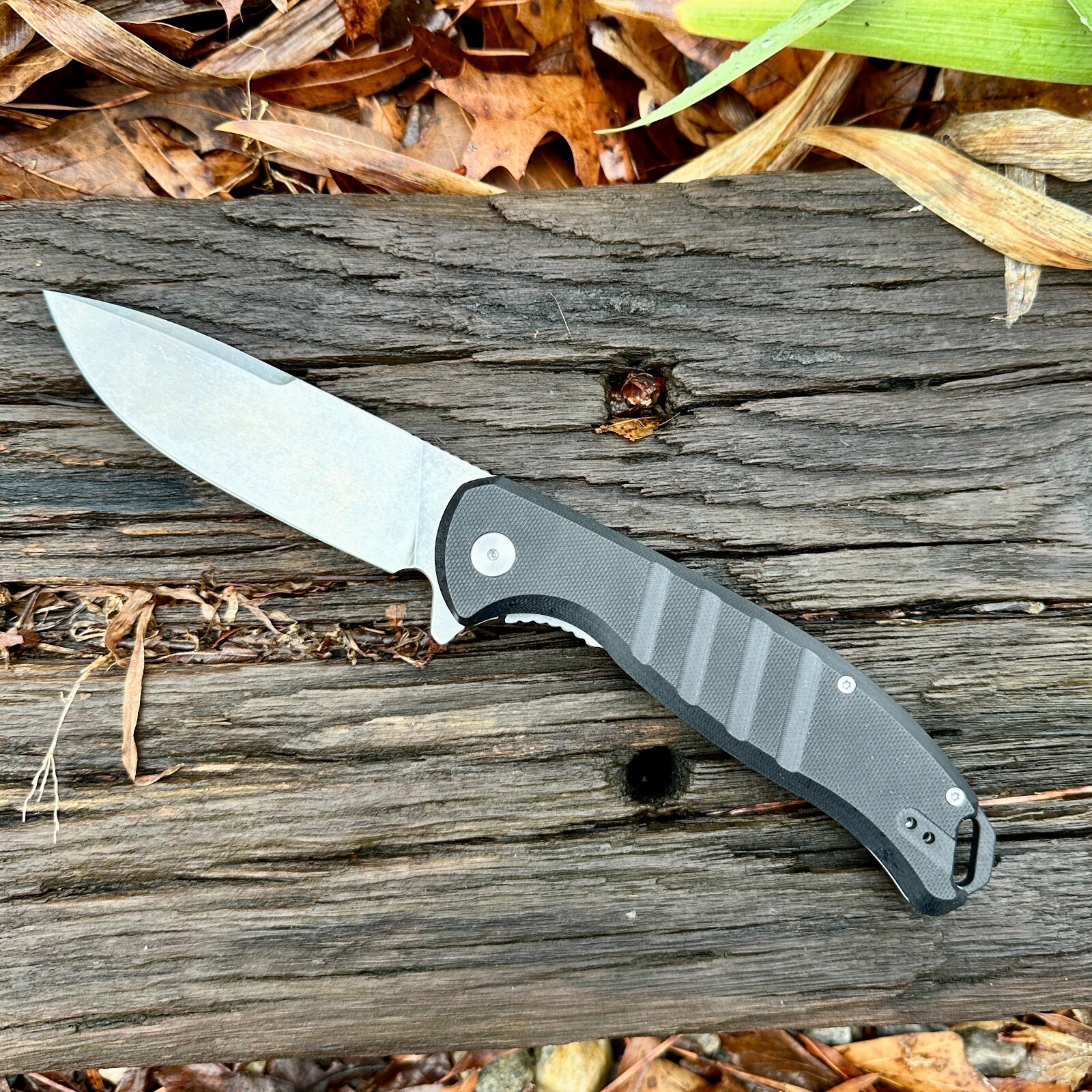 PMP Knives and Midgards Messer Big Boy Black g10 Flipper Collab