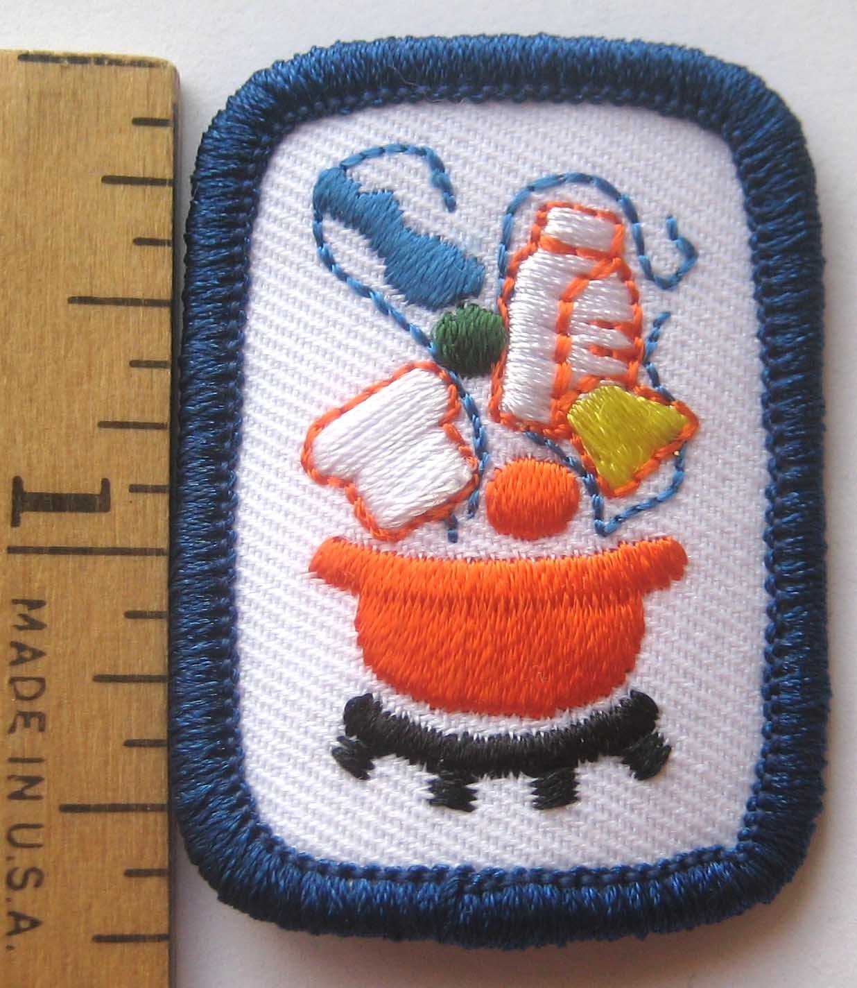 Retired Girl Scout Senior CREATIVE COOKING BADGE Interest Project Patch IP Chef