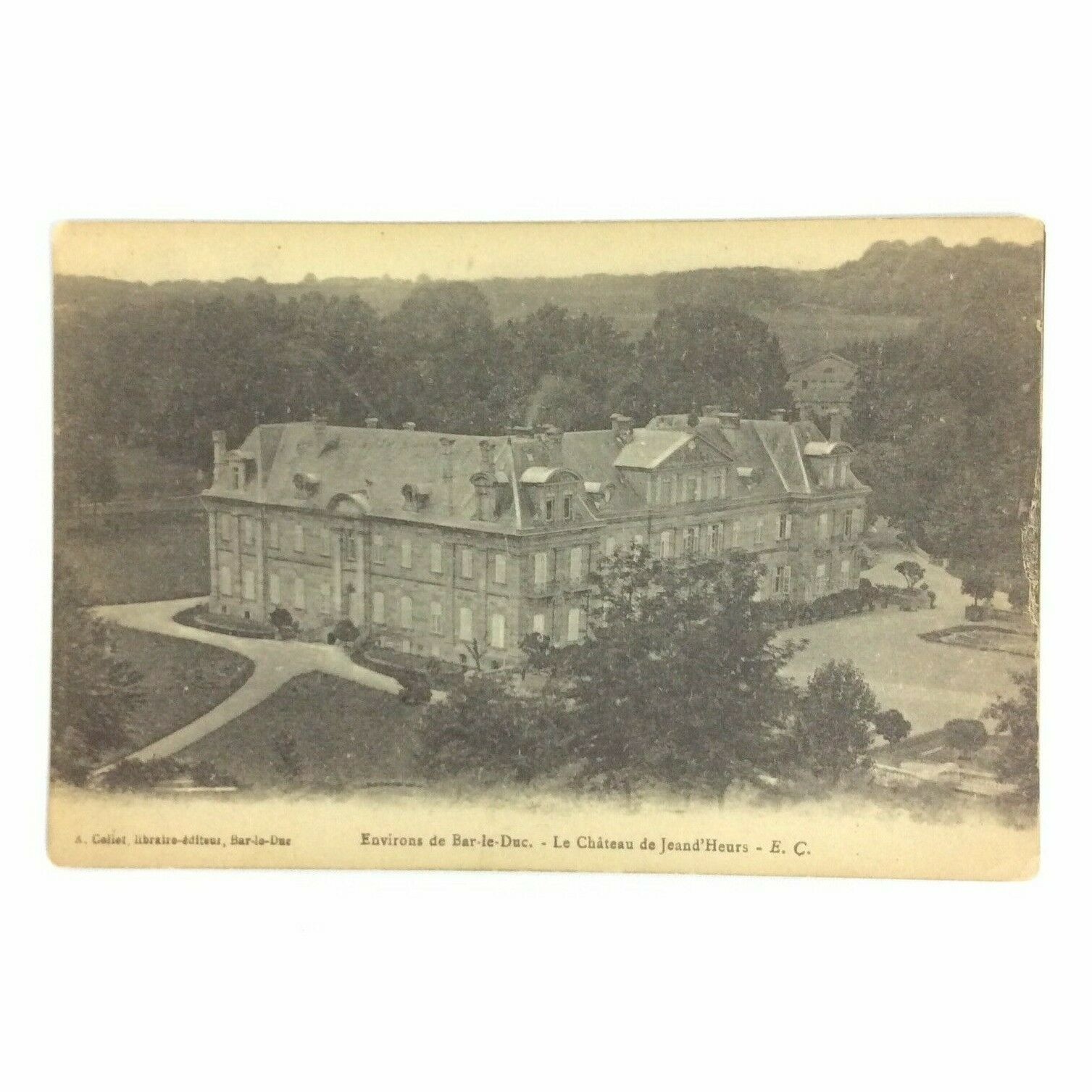 Vintage French Postcard Environs De Bar-Le-Duc Château De Jean DHeurs 1900s
