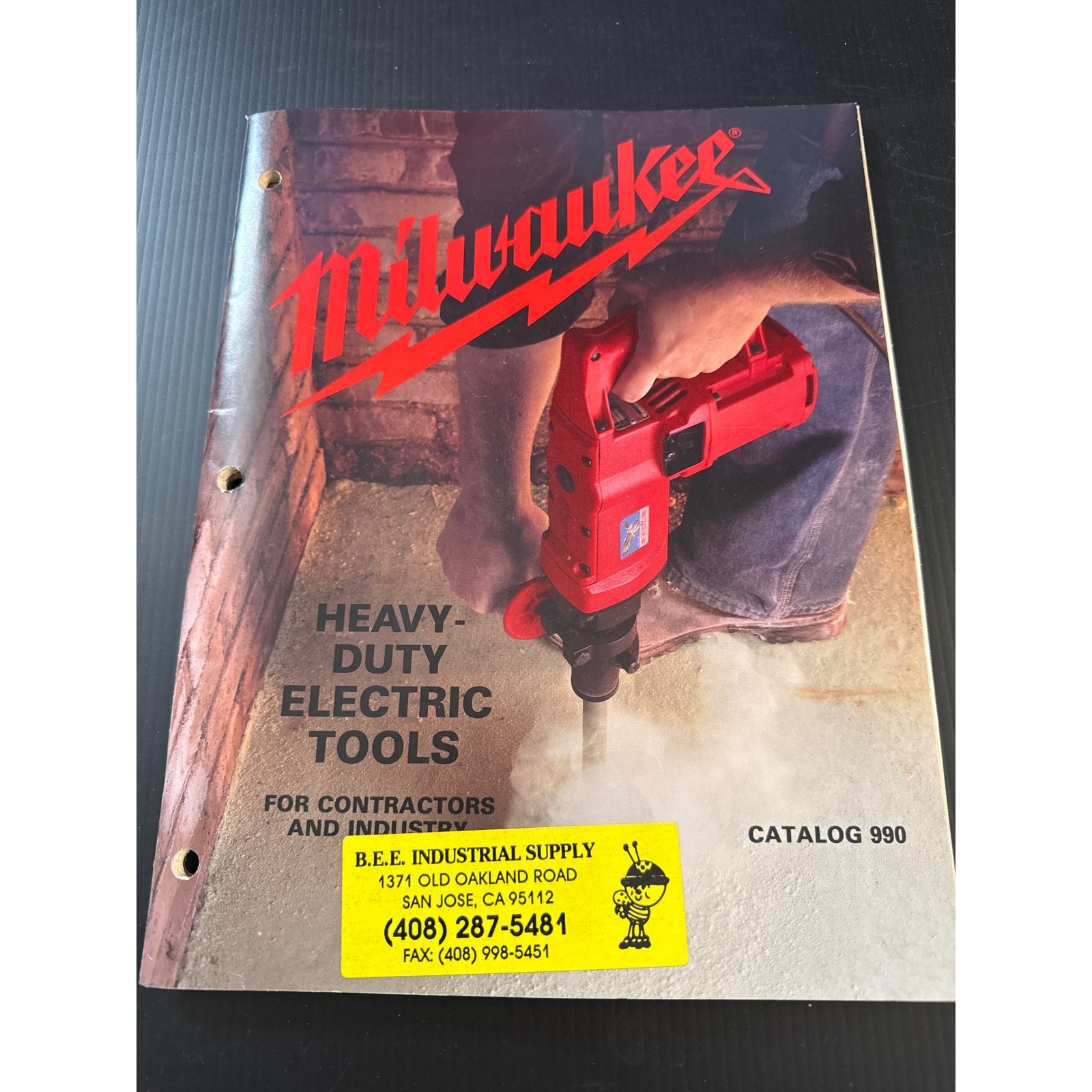 Vintage Milwaukee Heavy Duty Electric Tools Catalog 990 Contractor Reference Vintage Milwaukee Heavy Duty Electric Tools Catalog 990 Contractor Reference