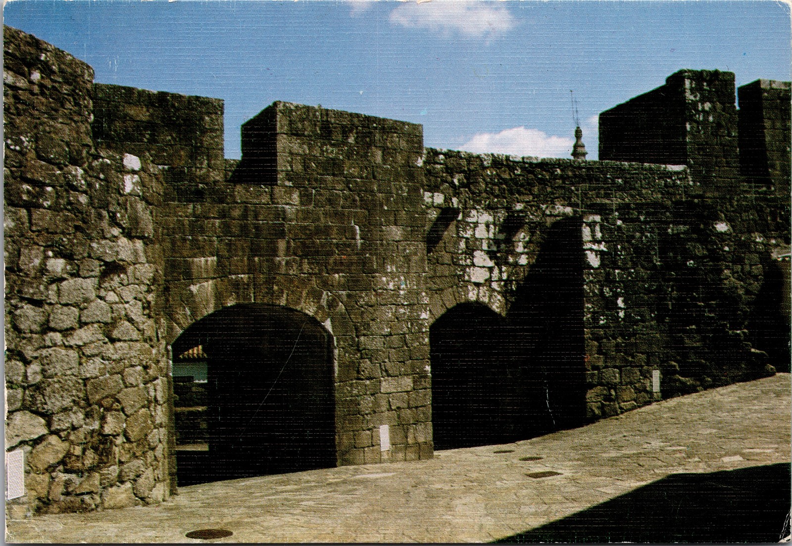 Vintage Postcard Castelo de V. N. Cerveira Pousada D. Dinis