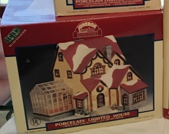Vintage 1998 LEMAX Jukebox Junction Nurseries Lighted Christmas Village w/Box