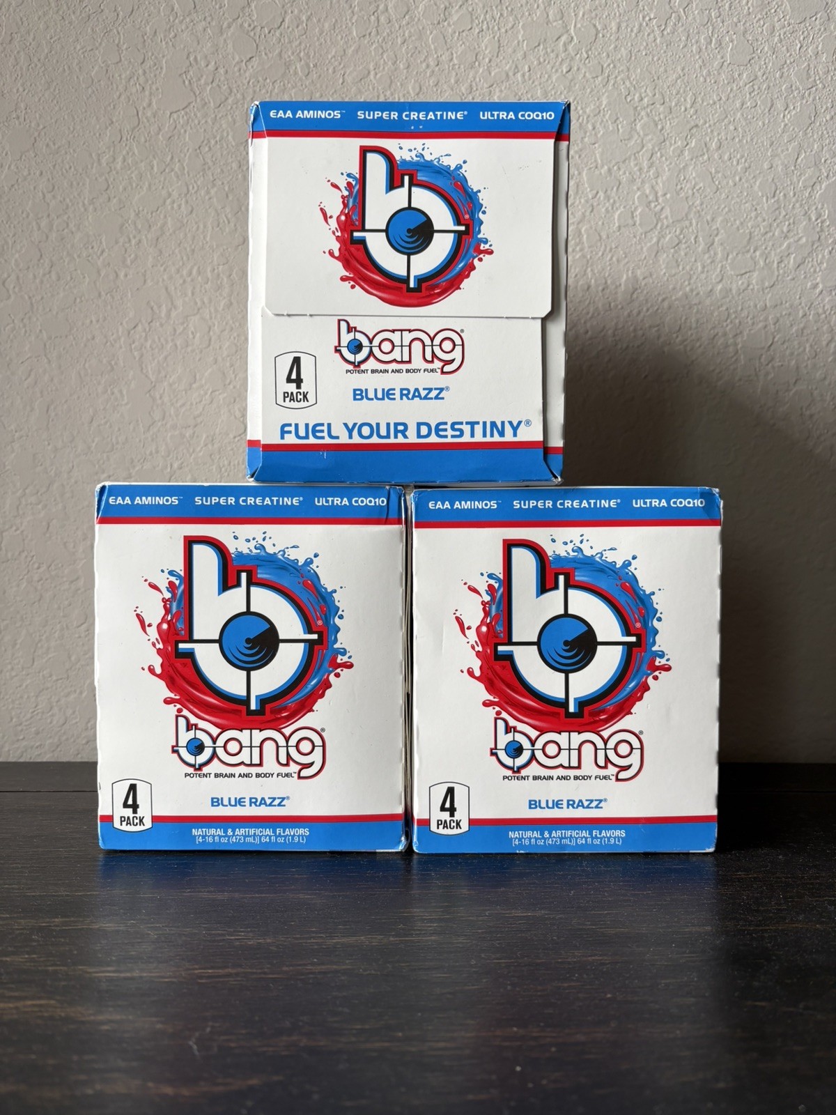 Bang Energy Blue Razz Original Black Can Collectible
