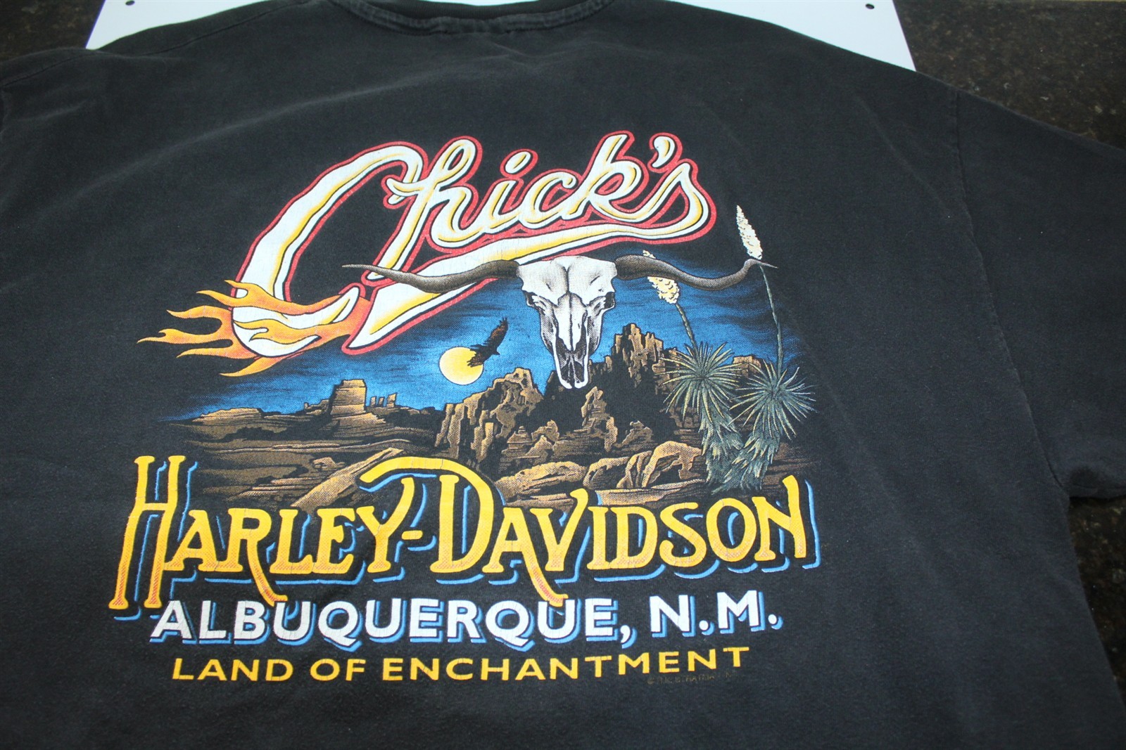 Vintage T-Shirt Licensed Harley-Davidson Motorcycles Chick\'s Harley N.M. SZ XXL