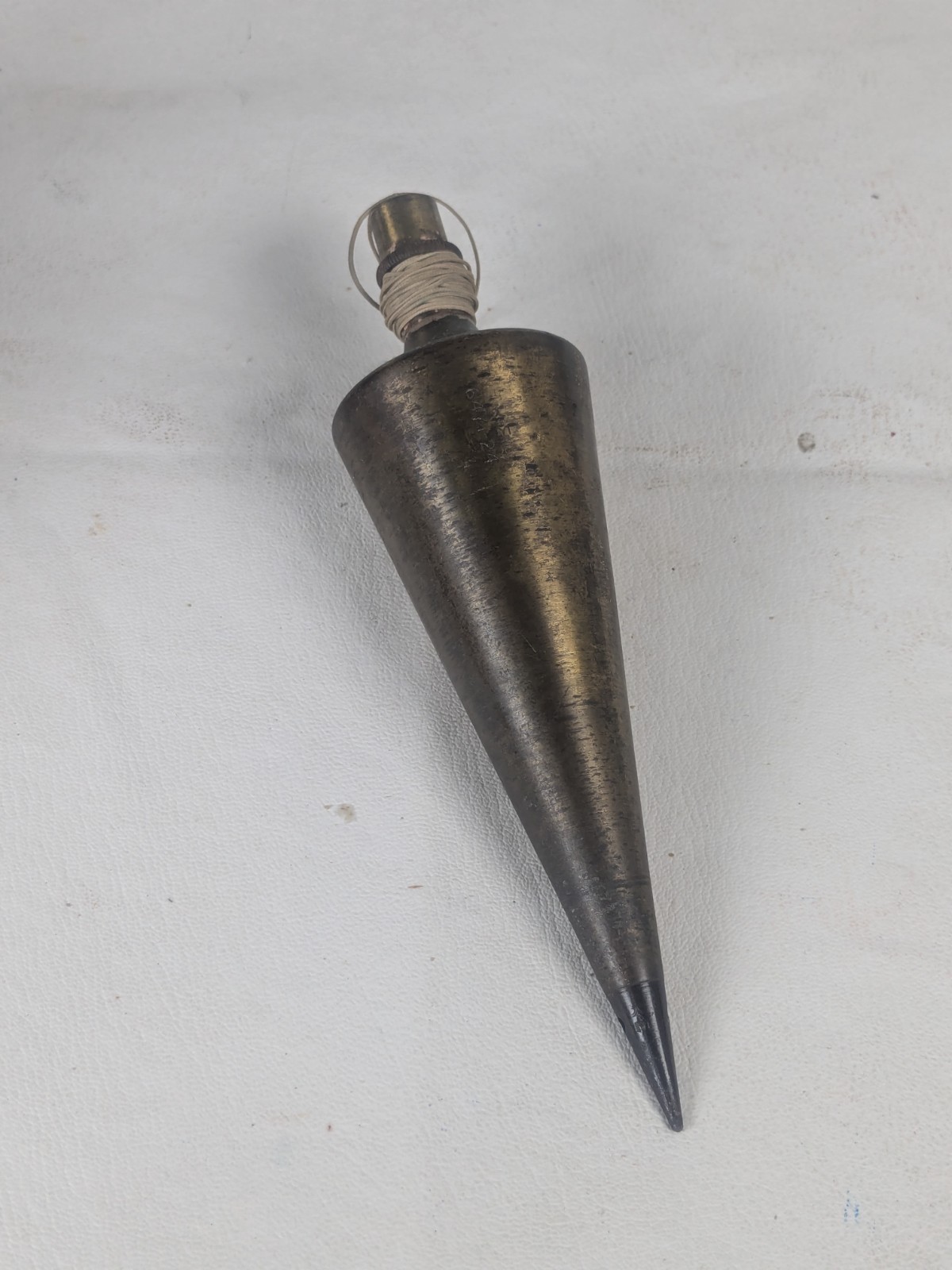 Vintage 24 oz K & E Solid Brass Plumb Bob Steel Tip Keuffel & Esser 6471-24 Vintage 24 oz K & E Solid Brass Plumb Bob Steel Tip Keuffel & Esser 6471-24